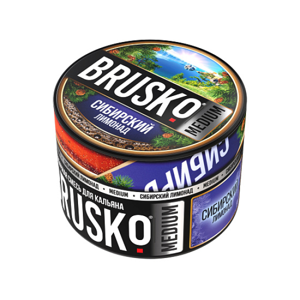 Бестабачная смесь Brusko Zero Сибирский Лимонад 50 грамм в Новосибирске