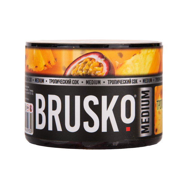 Бестабачная смесь Brusko Zero Тропический Сок 50 грамм в Новосибирске