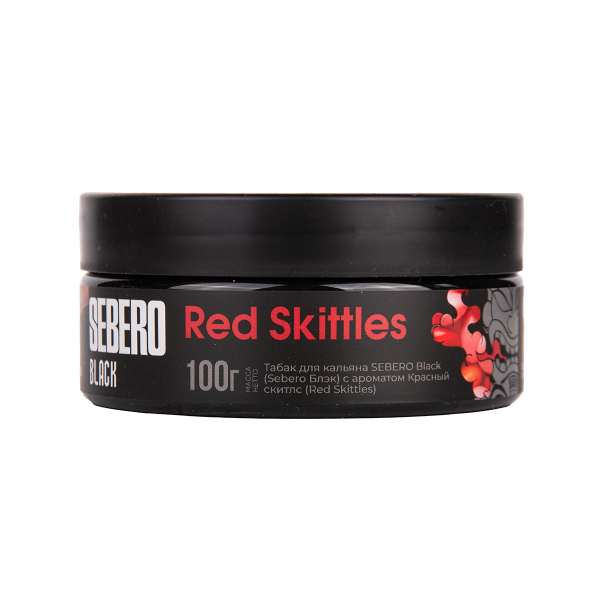 Табак Sebero Black Red Skittles 100 грамм в Новосибирске