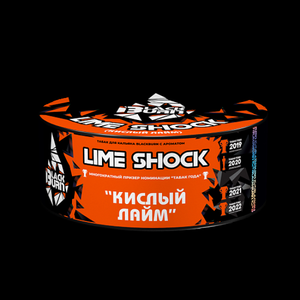 Табак BlackBurn Lime Shock 100 грамм в Новосибирске