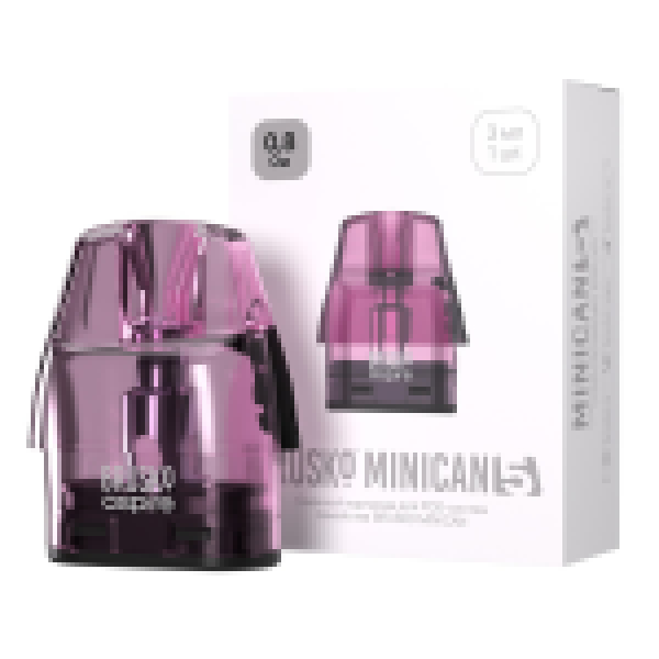 Картридж Brusko Minican 5 3 Мл 08 Ом Розовый Pink Упак. 1 Шт. в Новосибирске