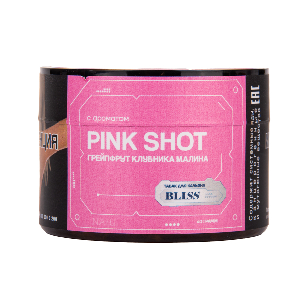 Табак BLISS Pink Shot 40 грамм в Новосибирске