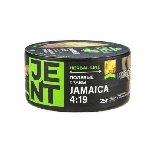Табак Jent Herbal Line Jamaica 4 19 Полевые Травы 25 грамм в Новосибирске
