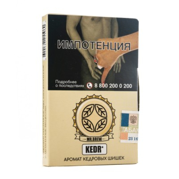 Табак Mr Brew Kedr Аромат Кедровых Шишек 25 грамм в Новосибирске