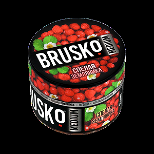 Бестабачная смесь Brusko Спелая Земляника 50 грамм в Новосибирске