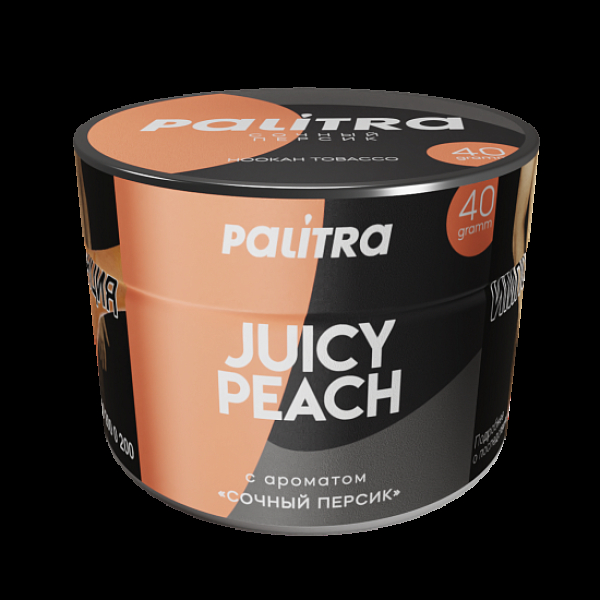 Табак Palitra Juicy Peach Сочный Персик 40 грамм в Новосибирске