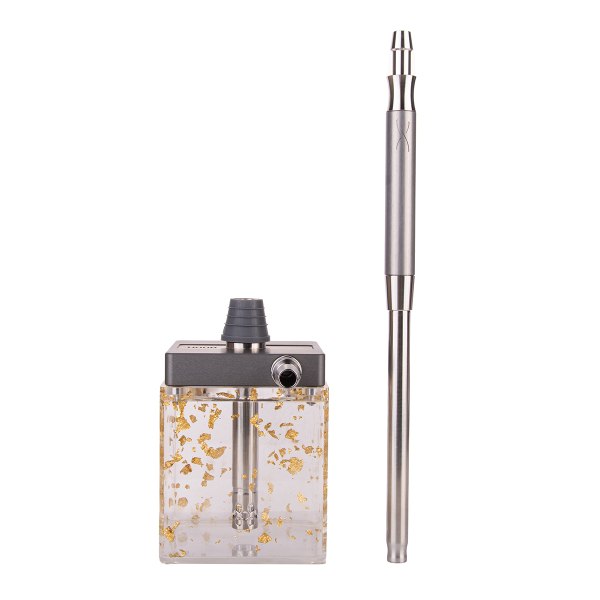 Кальян Hoob Subatom Space Grey X Ss | Cube Mini Gold в Новосибирске