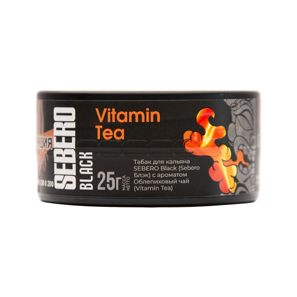 Табак Sebero Black Black Vitamin Tea 25 грамм в Новосибирске