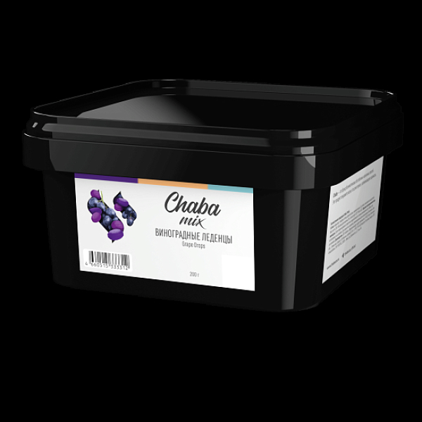 Безникотиновая смесь Chaba Mix Grape Drops Виноградные Леденцы 200 грамм в Новосибирске