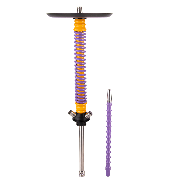 Кальян Mamay Customs Coilover Большой  Жёлтый Сирень в Новосибирске