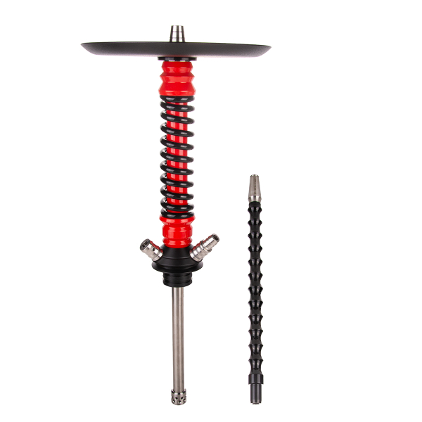 Кальян Mamay Customs Coilover Mini  Красный Чёрный в Новосибирске