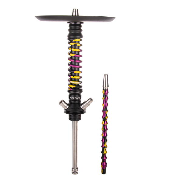 Кальян Mamay Customs Coilover Mini   Чёрный Пурпурный/золотой Камуфляж в Новосибирске