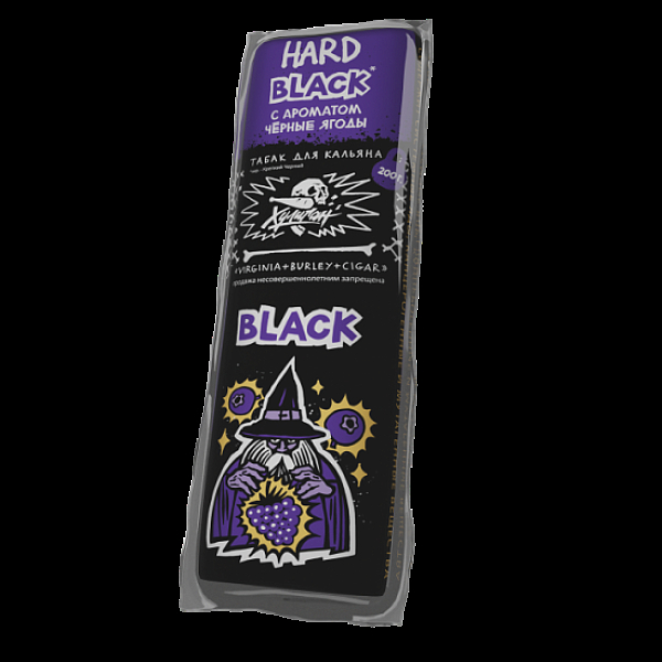Табак Хулиган Hard Black Черные Ягоды 200 грамм в Новосибирске