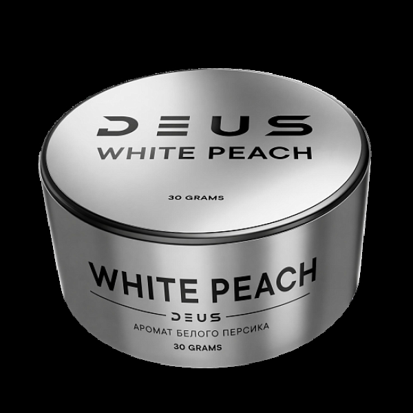 Табак Deus White Peach Белый Персик 30 грамм в Новосибирске