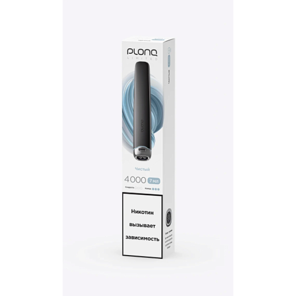 Электронка Plonq Plus Pro Black Чистый 4000 затяжек в Новосибирске