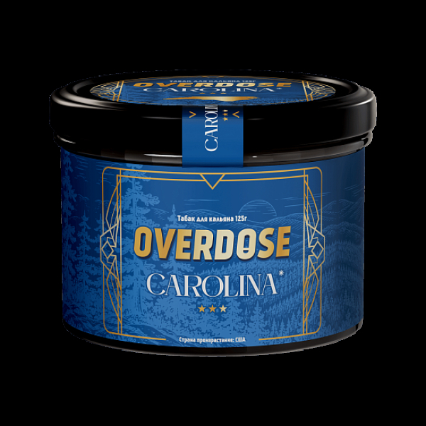 Табак Overdose No Aroma Америка Carolina 125 грамм в Новосибирске