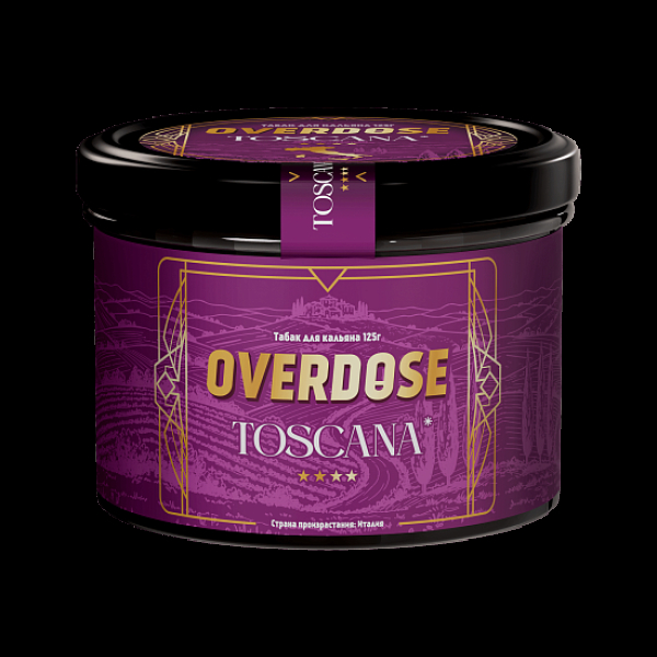 Табак Overdose No Aroma Италия Toscana 125 грамм в Новосибирске