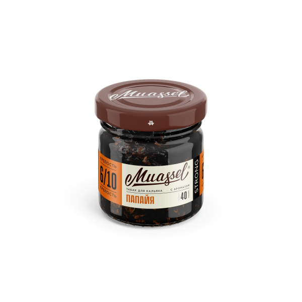 Табак Muassel Extra Strong Папайя 40 грамм в Новосибирске