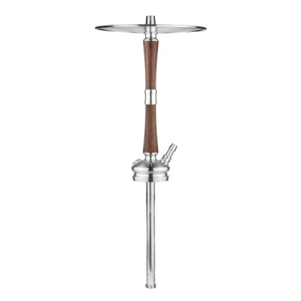 Кальян Hoob Go Pro Wood American Walnut Stainless Steel в Новосибирске