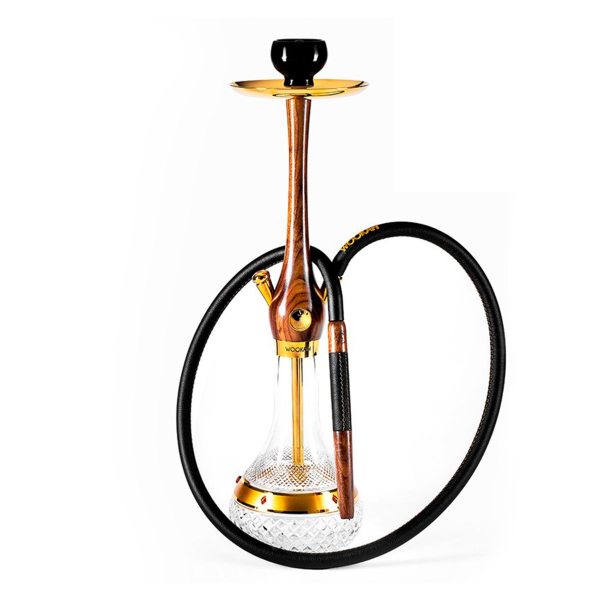 Кальян Wookah Walnut Gold Amber Click (золотой, 64 см) в Новосибирске