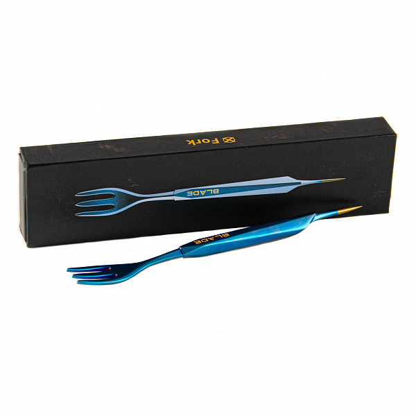 Вилка-шило Blade Hookah Blue Matte в Новосибирске